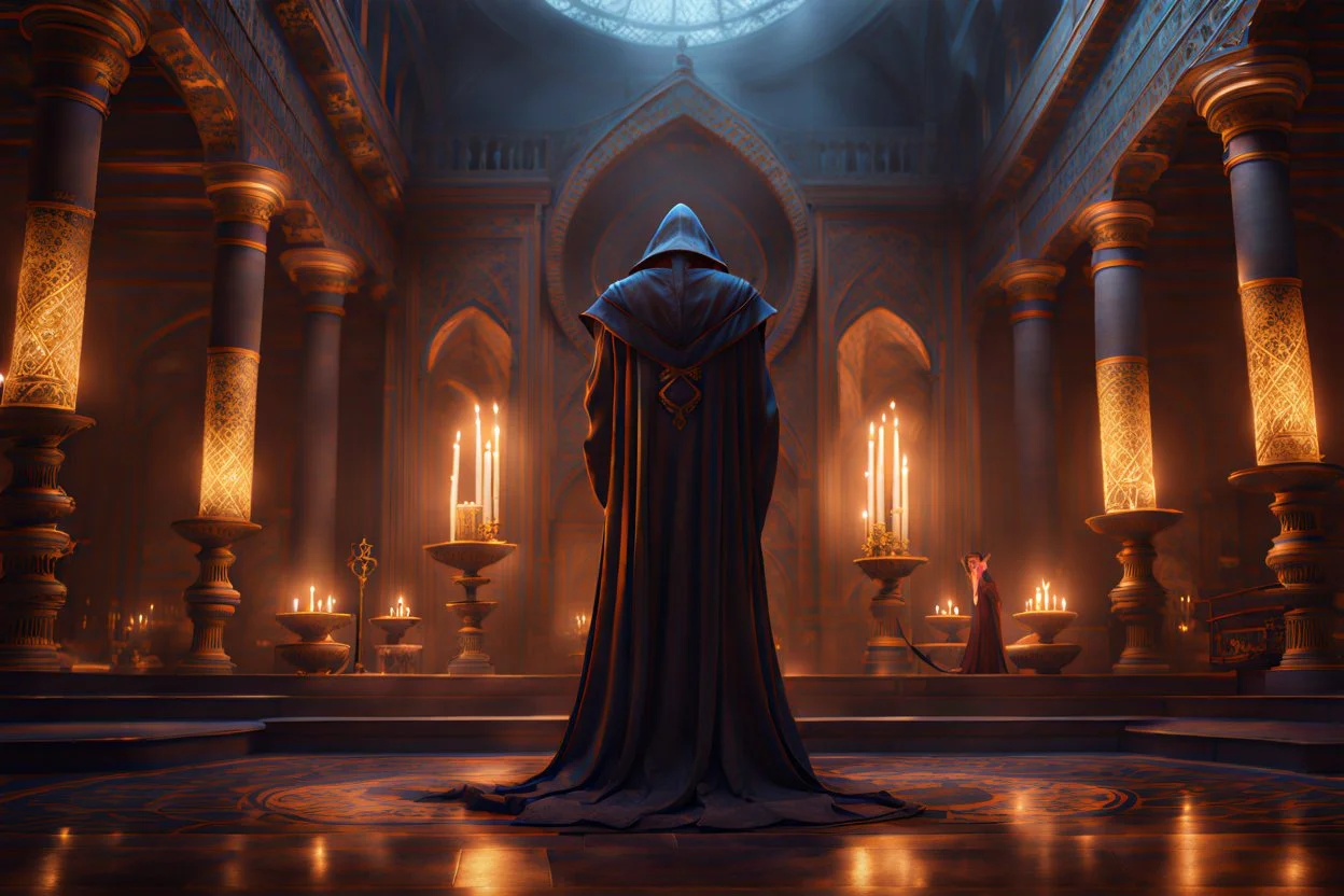 a mind flayer performing a magic ritual in a palace . Minions. fantasy concept art, exquisite realism, a masterpiece, dynamic lighting, hyper detailed, intricately detailed, deep color, Unreal Engine, volumetric lighting , Epic cinematic brilliant stunning intricate meticulously detailed dramatic atmospheric maximal,