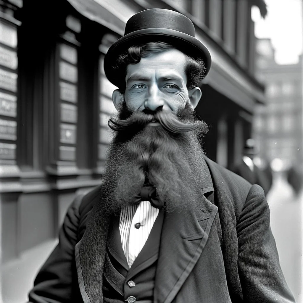 argyle the 1920s street magician bearded molding