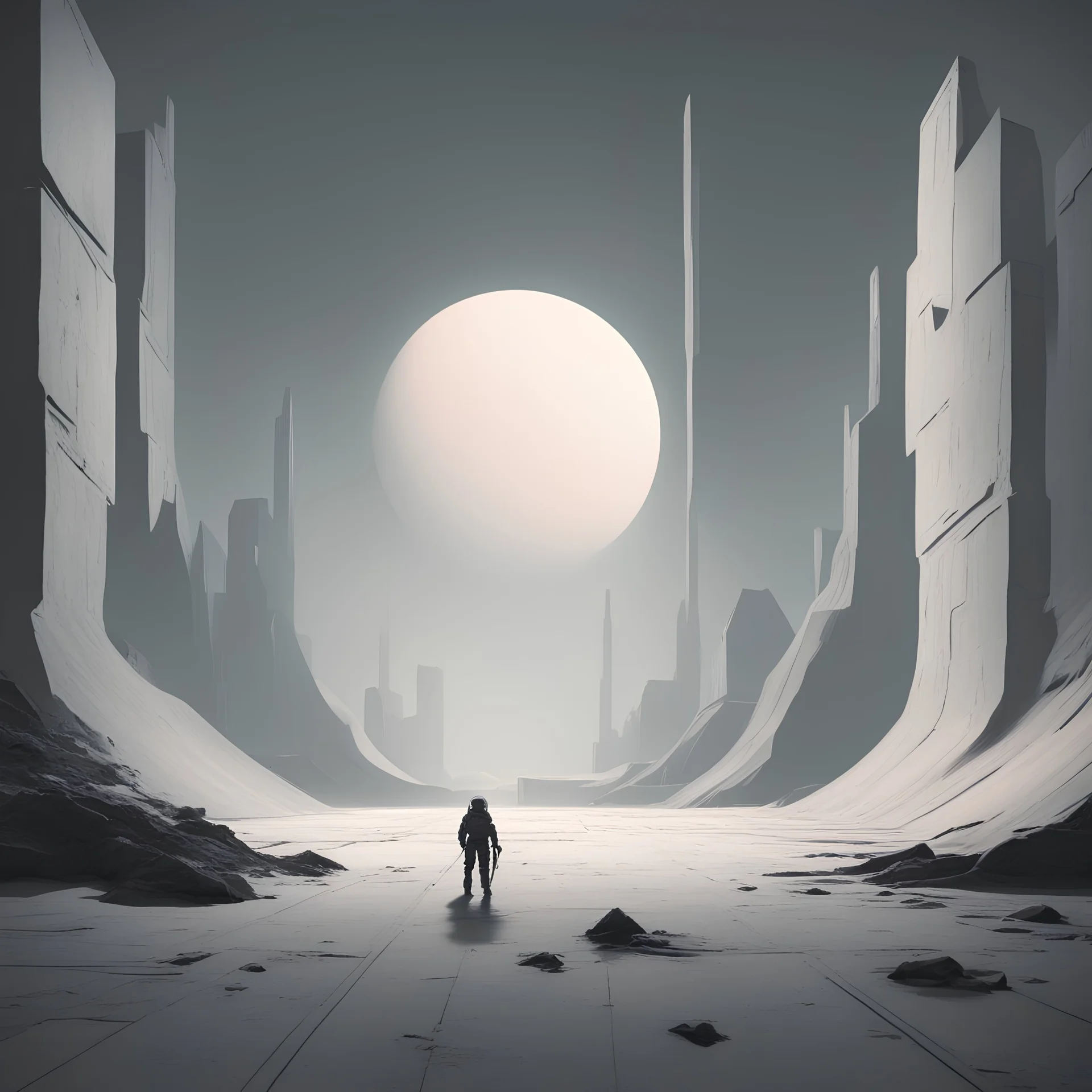brutal space minimalism