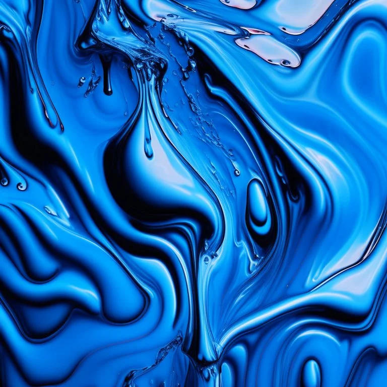 blue liquid