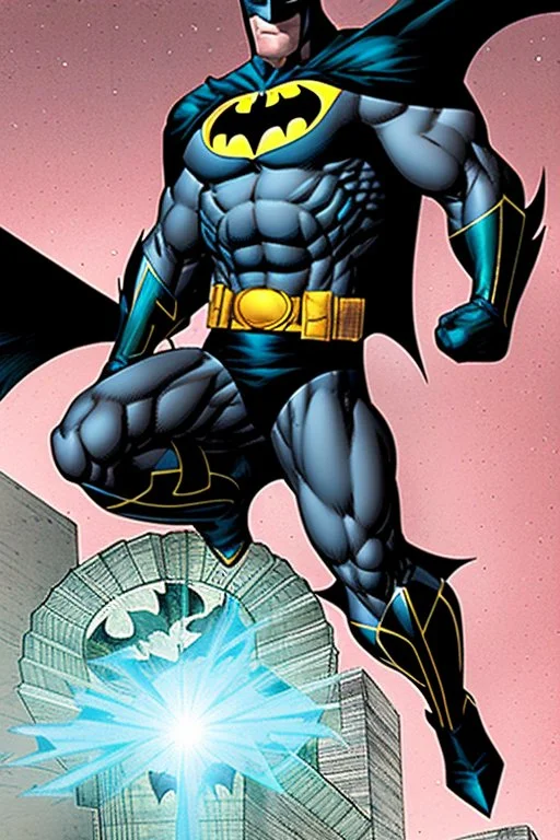 batman wearing a techarmor jim lee style