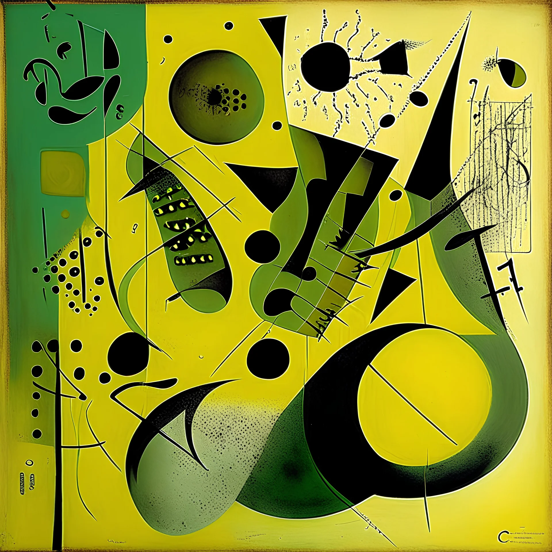 Braille art, abstract surrealism, by Graham Sutherland and Colin McCahon,