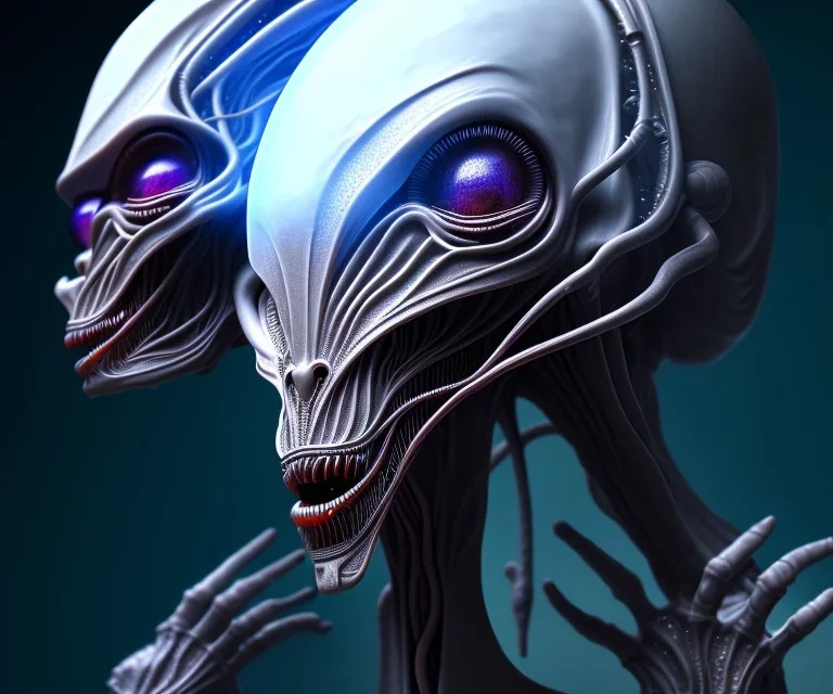 occult alien, 8K, photo realistic, highly detailed