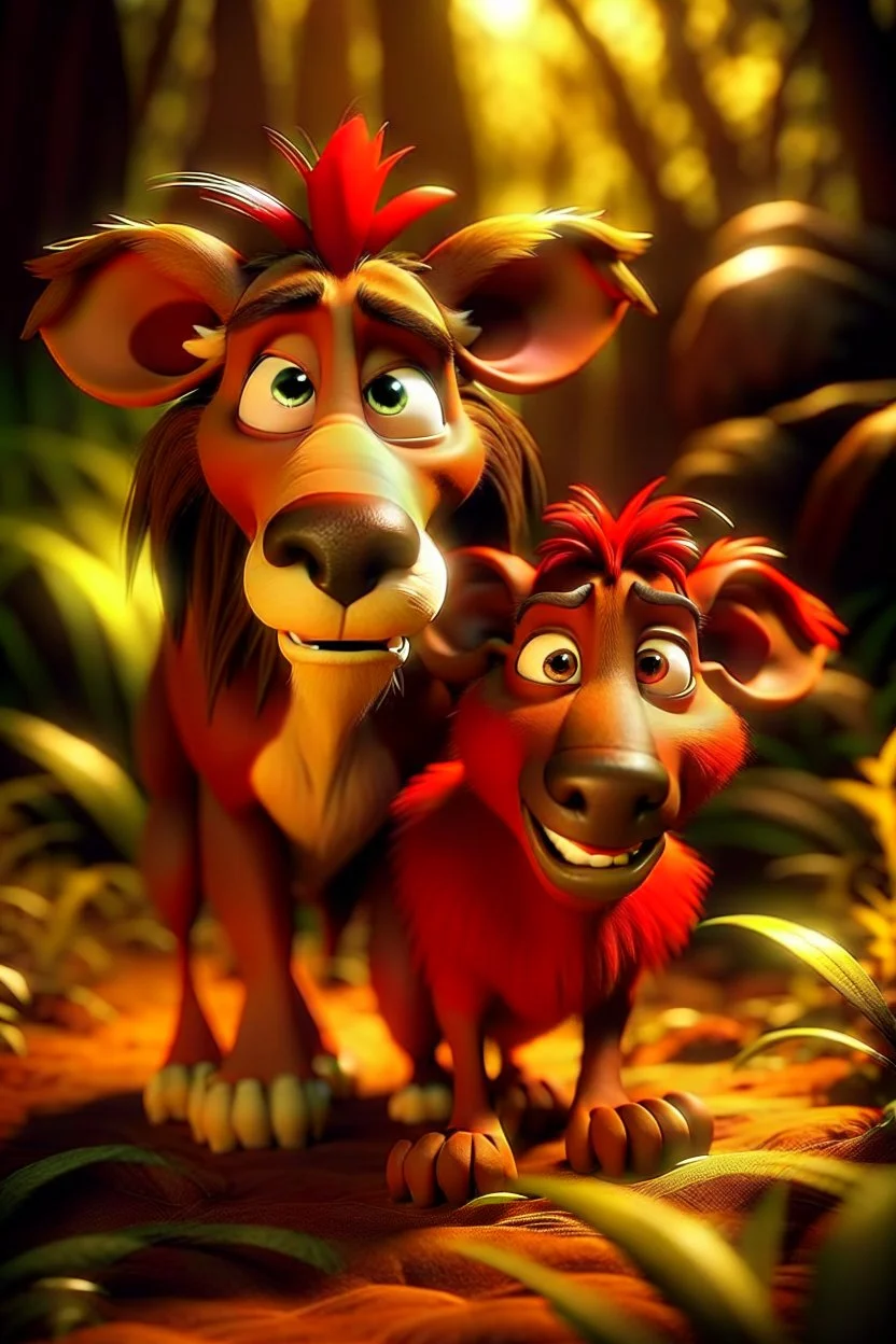 Timon and pumbaa