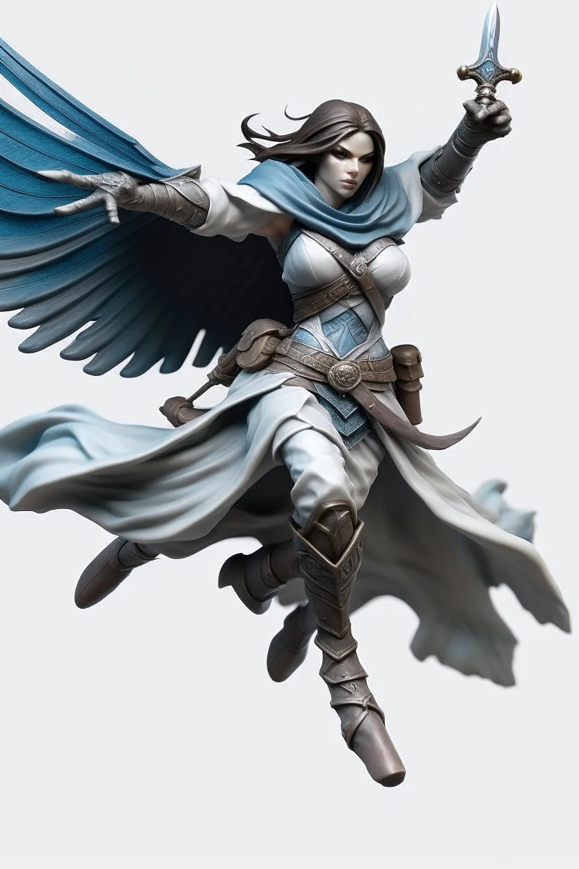 female ghost warrior flying