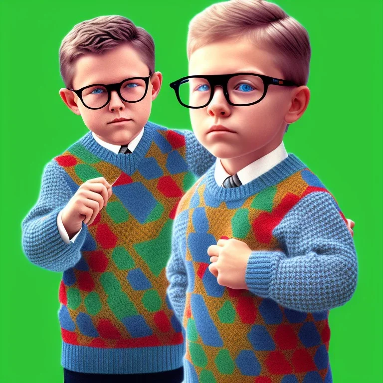  peter billingsley chubby kid glasses, argyle sweater