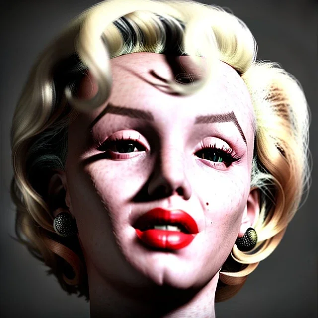 Realistic image portrait, Marylin Monroe, 90s fashion style, highly detailed, unreal engine 5, ray tracing, RTX, lumen lighting, ultra detail, volumetric lighting, 3d, finely drawn, high definition, high resolution.