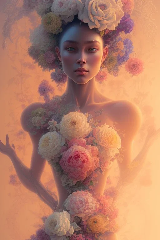 gardenia flowers, colorful, psychedelic, intricate, elegant, highly detailed, digital painting, artstation, concept art, smooth, sharp focus, illustration, art by artgerm and greg rutkowski and alphonse mucha