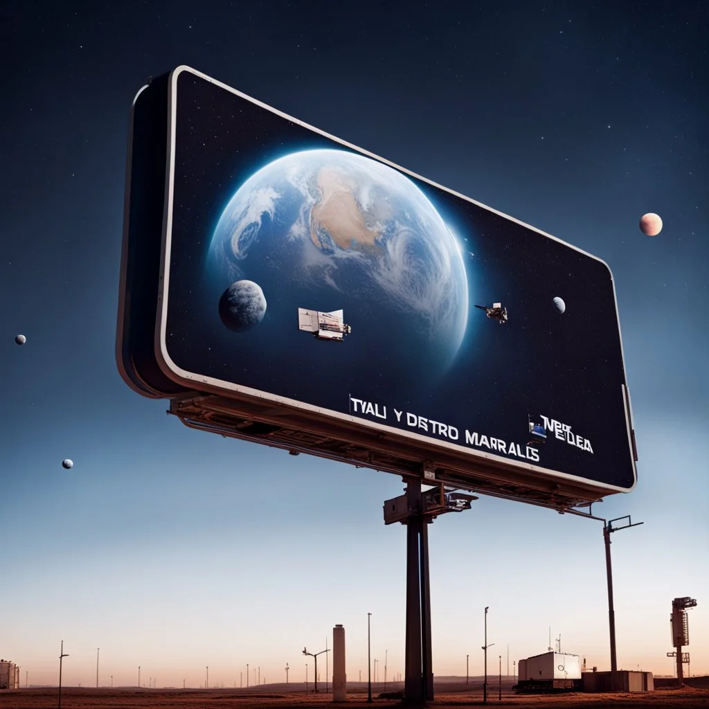 When billboards are in outer space.