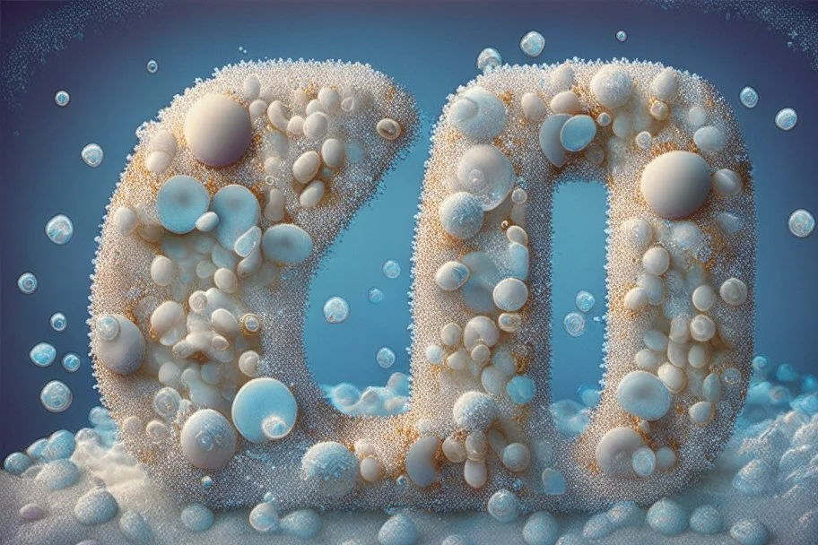 sugar coated octapodes forming letters with hidden message