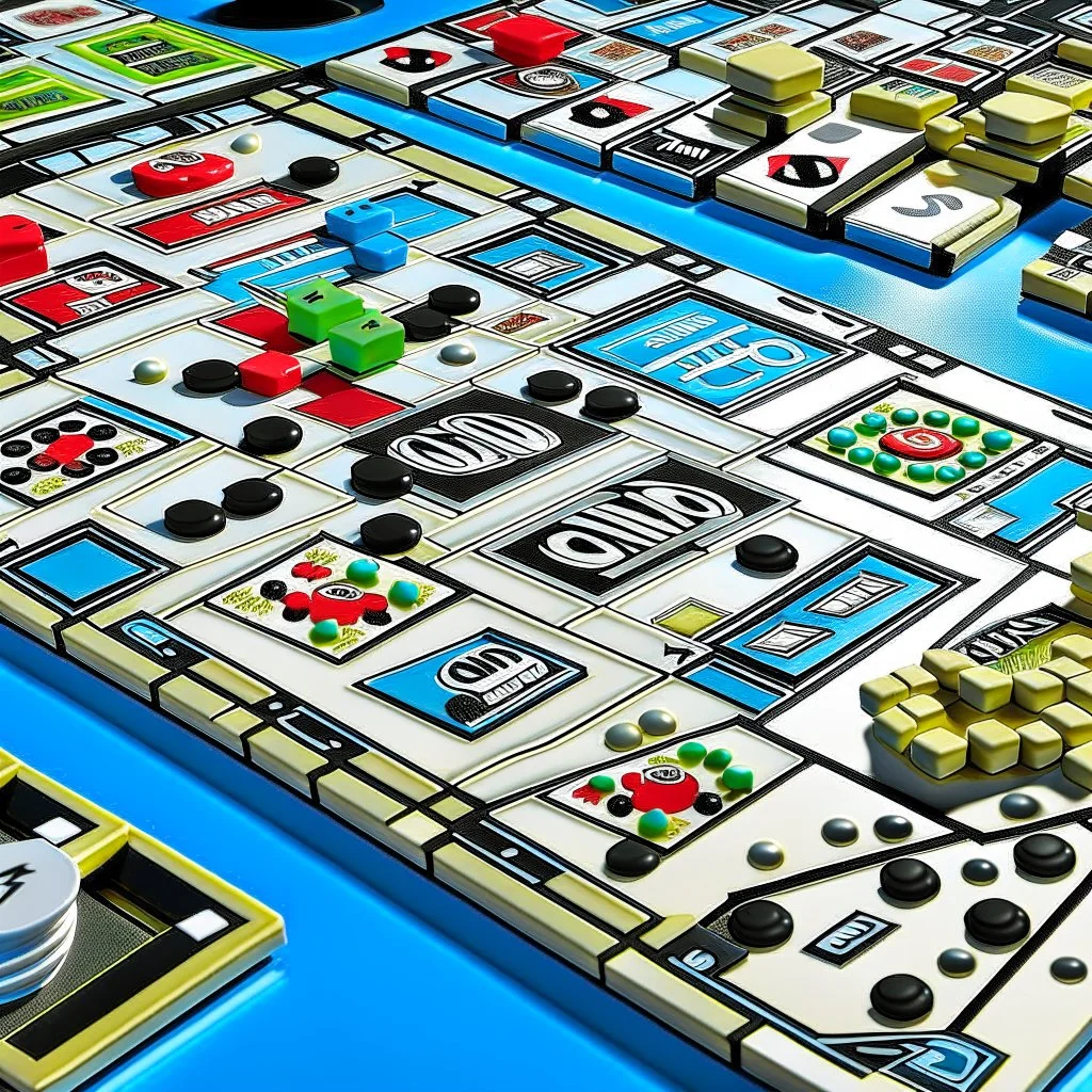 Domino's and Hasbro collaborate on producing a pizza designed like a Monopoly board.