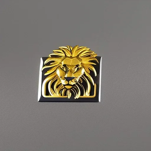 peugeot metal lion logo square badge