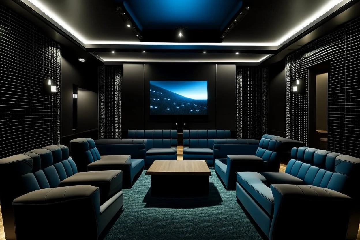 a dedicated home cinema room