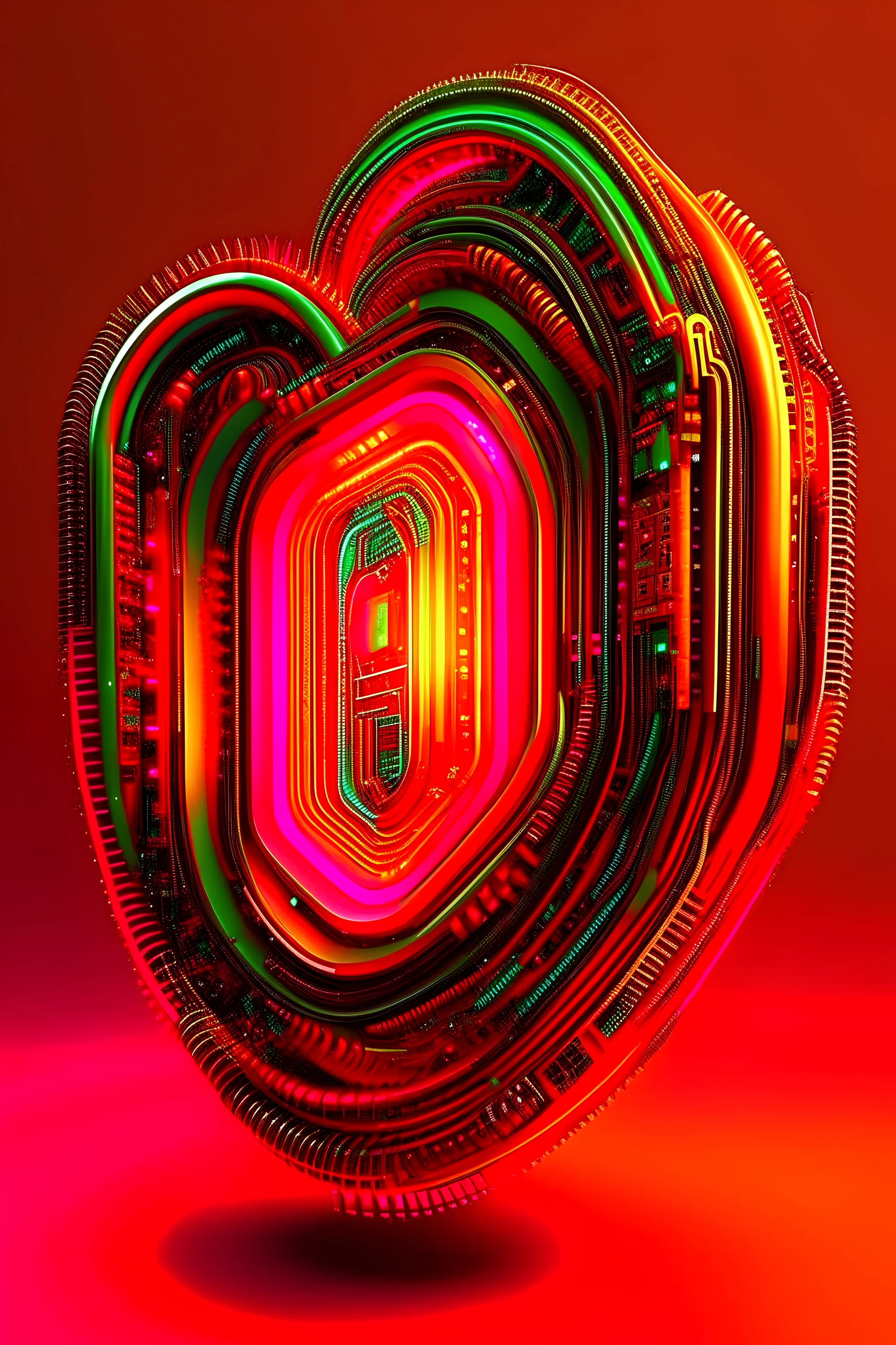 Twisted Transistor; Digital Art