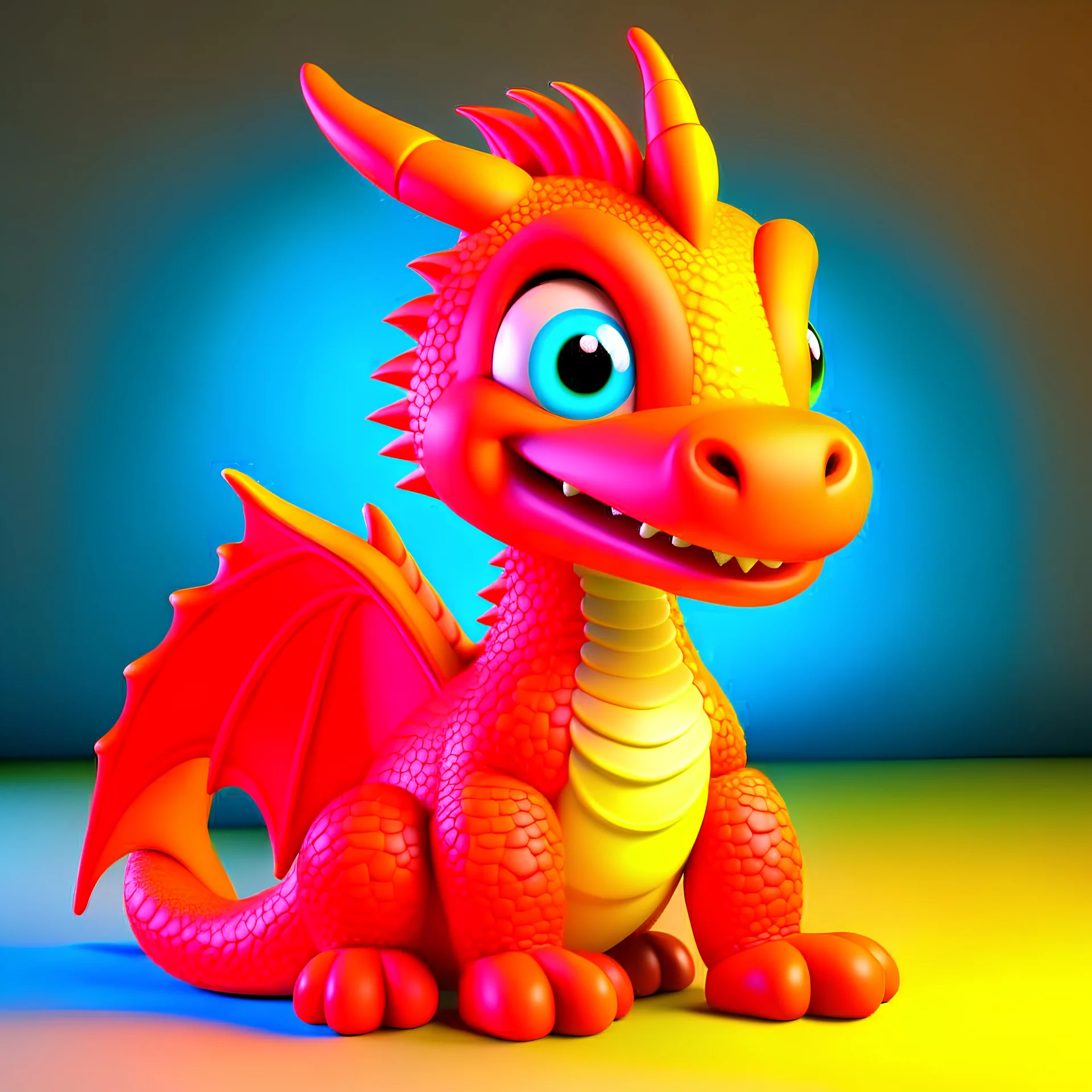 cute dragon 3D