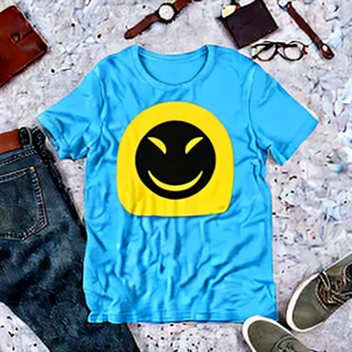 This prompt is aimed at creating a t-shirt design featuring a 3D-printed pattern of a smiley face with Xoxo (hugs and kisses) elements. The style should emphasize the three-dimensional aspect of the design, giving it depth and a sense of dimension. The color palette should be vibrant and playful, using a range of cheerful colors. The background can be a solid color or a gradient that complements the overall design. The mood should be fun, cheerful, and energetic, capturing the positive and live