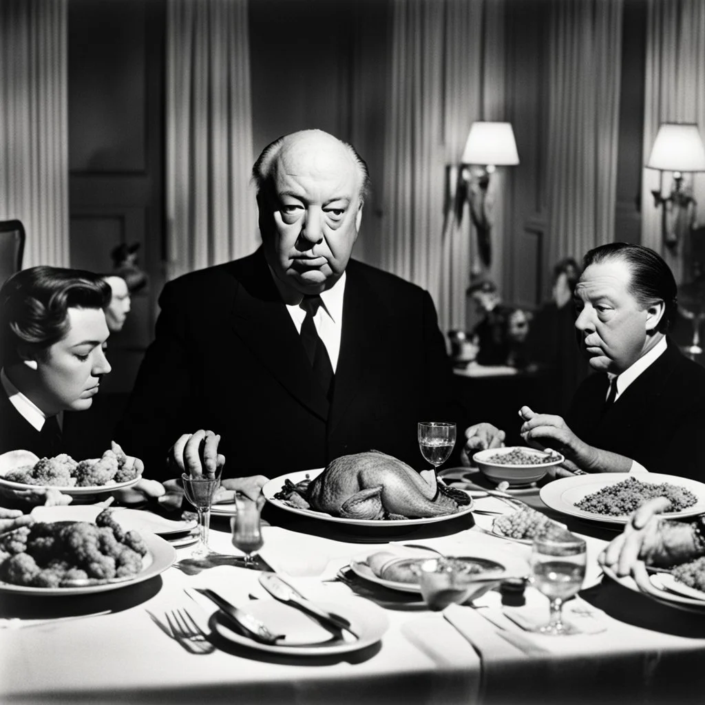 Thanksgiving dinner with Alfred Hitchcock