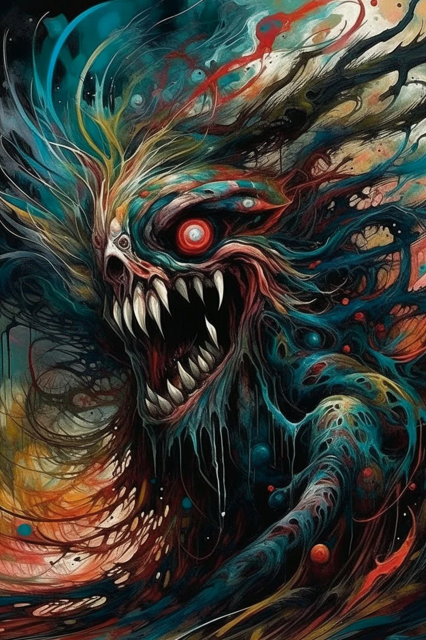a horrifying, abstract nightmare