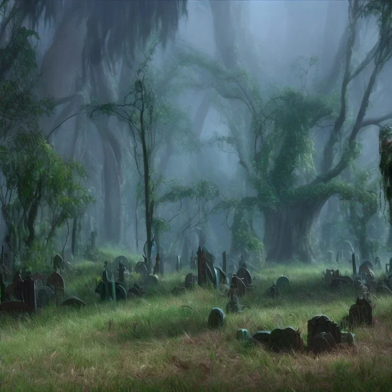 green horror graveyard