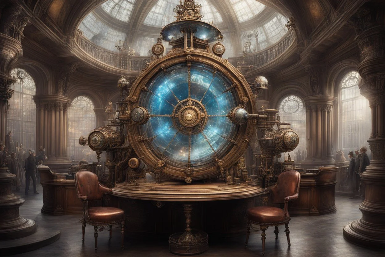 Мир где выглядит все как стимпанк но при этом все держаться на магии. А магия - это артефакты что кроются в кристальных камнях разных цветов. В этом мире присутствует ученный комитет, что изучает магические артефакты во благу Франция, начало 1880-х годов. Париж – сердце технологического прогресса, где переплетаются изящная архитектура, замысловатые механизмы и загадочная сила кристальных артефактов. Магия, заключенная в кристаллах, пронизывает каждый аспект жизни, от освещения улиц.