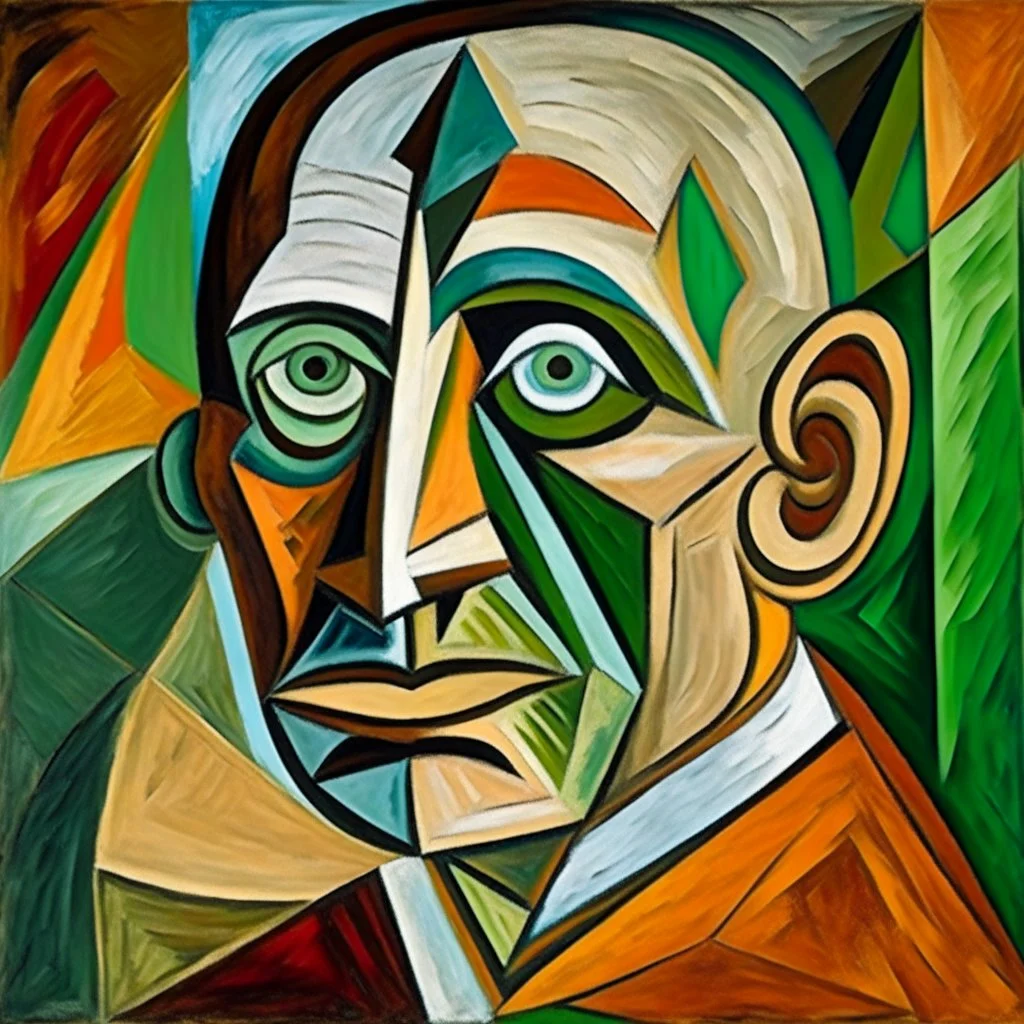 Portret of pablo picasso selfportret brown picasso | Gallery