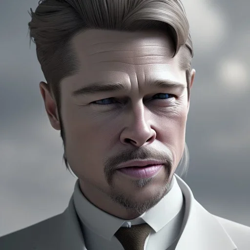 Full body, 3d render, Brad pitt 1800's men style, 1800's hair style, 1800's men clothes style, hyper realistic, octane render, unreal engine 5, 8k, palace background, uhd