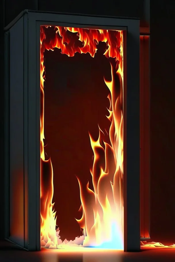 fire around the corners of the screen