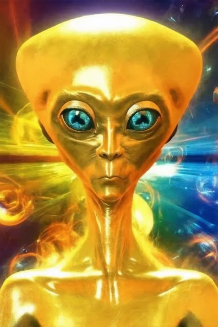 Full head to toe portrait + profile of a creature with (((a flat orange triangle pointing downwards for a head))), large round eyes like bright yellow headlights, a small body, its feet are in seamless silver and orange skin-tight boots with its skin-tight jumpsuit. It stands out against a white background.