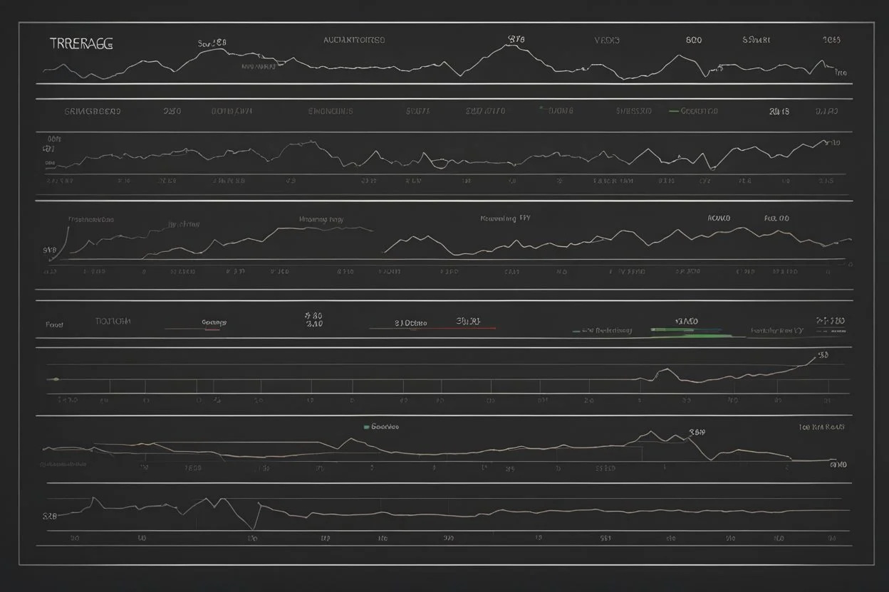 Leverage and Margin Tradings, flat black style