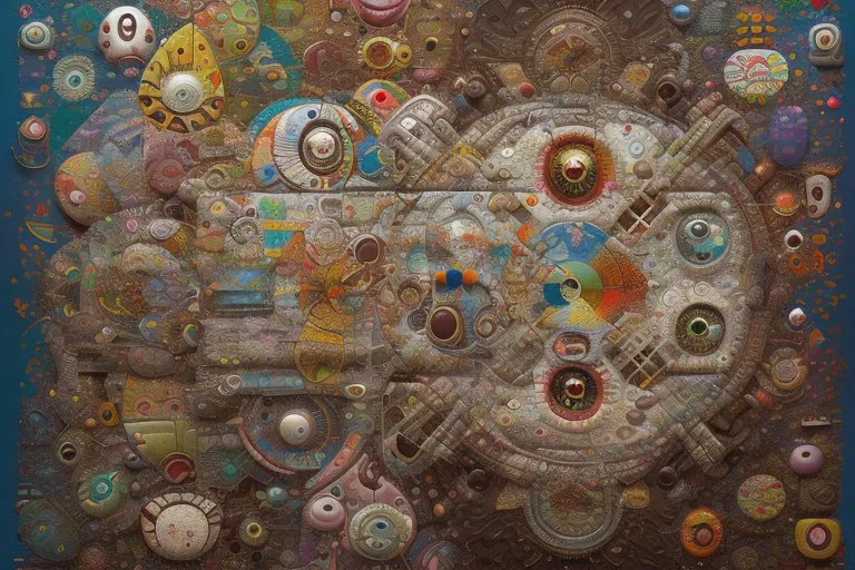 Patchwork stitchwork by Meghan Duncanson, Takashi Murakami, Jennifer Lommers and Didier Lourenço