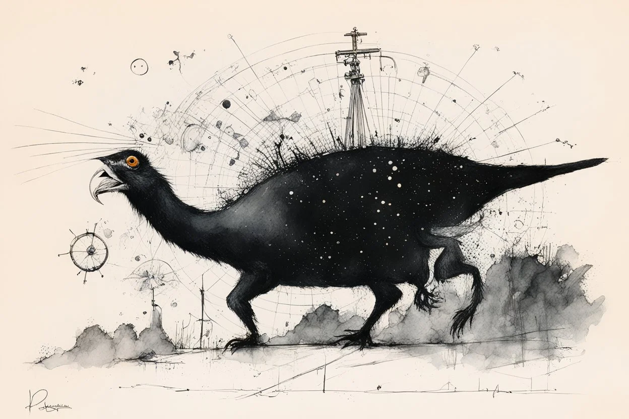[art by Ralph Steadman] As a mathematician, my life revolves around precision, clarity, and, of course, LaTeX. For the past three years, I’ve grappled with a seemingly simple problem: using the Montserrat font in my LaTeX Beamer presentations, specifically in bold. You’d think it wouldn’t be that difficult, right? Apparently, I was mistaken.After years of searching through forums, PDF documentation, and every corner of the internet, I decided to consult a large language model. I figured, “How h