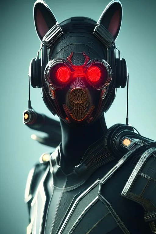 MCU Portrait, Front image, cyberpunk rabbit woman, mask, black red color, latex dress, photo studio, highly detailed, concept art, smooth, unreal engine 5, god rays, ray tracing, RTX, lumen lighting, ultra detail, volumetric lighting, 3d, finely drawn, high definition, high resolution.