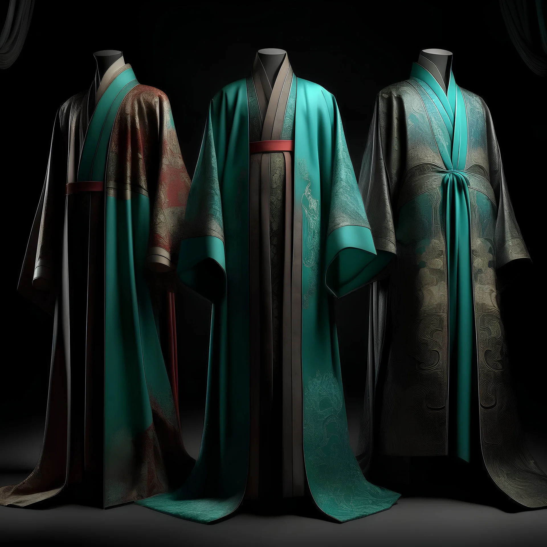 Permbuan robes panjang surreal
