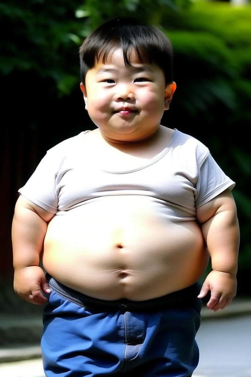 fat asian kid