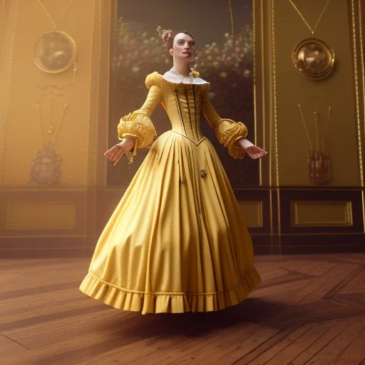 Full body, 3d render, Vivienne westwood, 1800's women style, 1800's hair style, 1800's women clothes style, hyper realistic, octane render, unreal engine 5, 8k, palace background, uhd