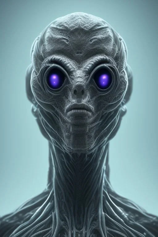 spider alien, head,8 eyes, evil, 8k, finely detailed, photo realistic, HR Giger style