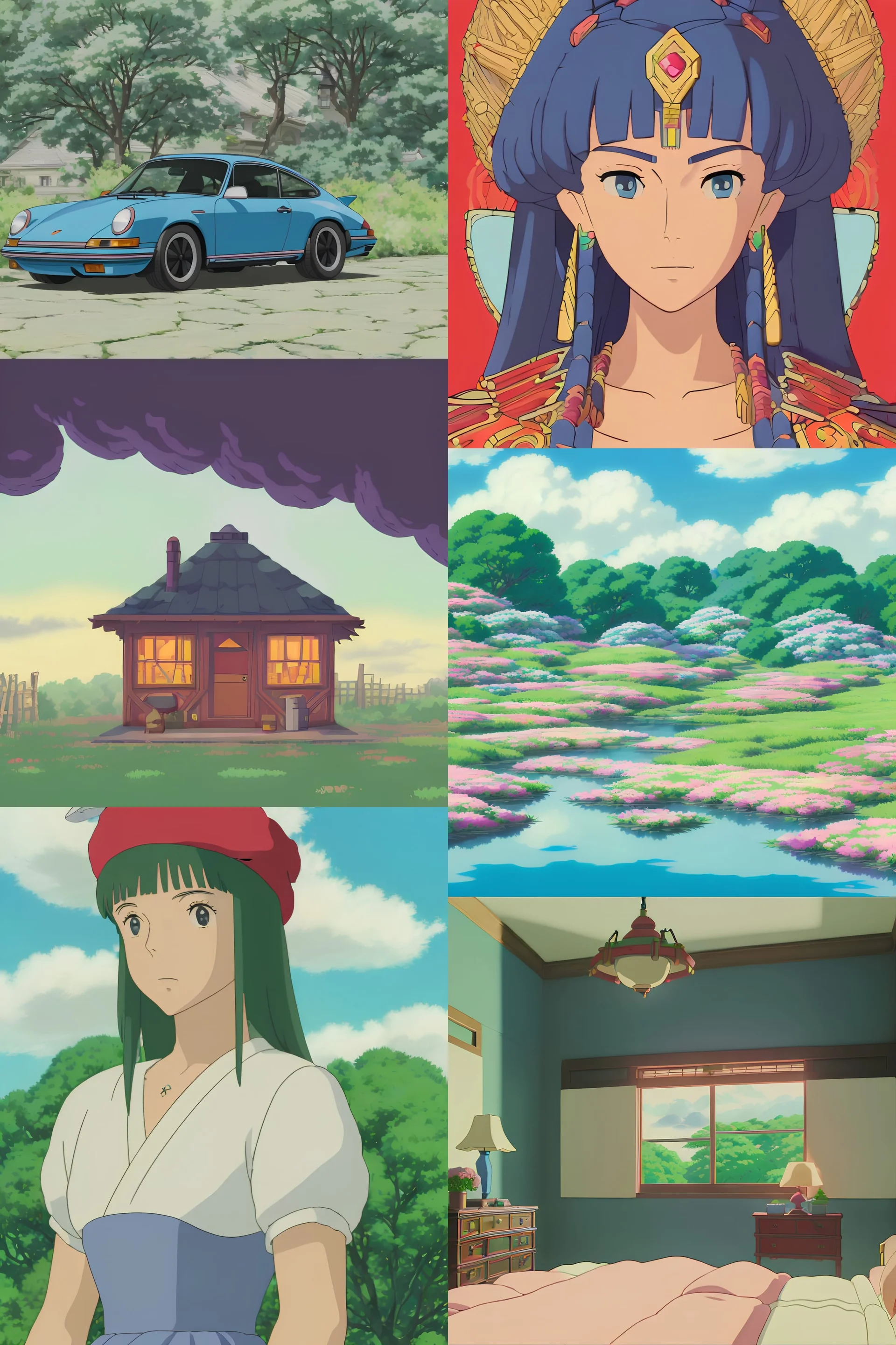 Ghibli Diffusion Examples