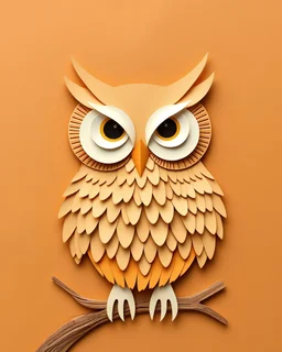 owl arte de papel