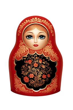 take the matryoshka dolls patterns from Khokhloma