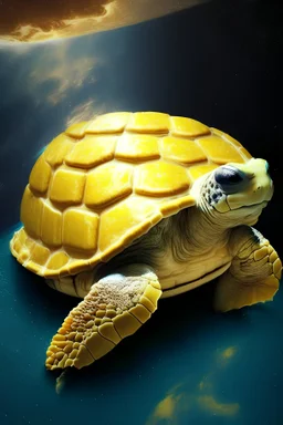 Planet Earth is flat, surrounded by a wall of butter on a turtle's back in space