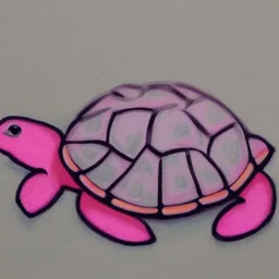 turtle and pink