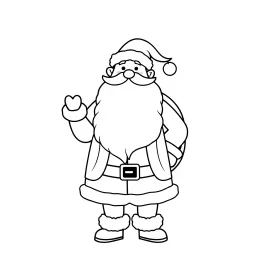 A black and white cute drawing of a North Pole, only outline, white background,for kids