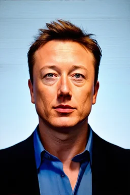 Portrait of Elon musk