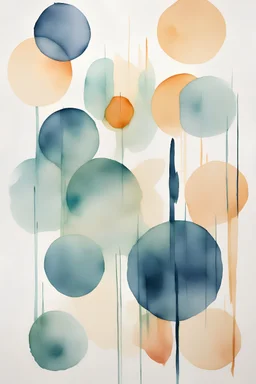 Experiment with abstract watercolor techniques to create minimalist artwork with soft washes of color. Combine geometric shapes or organic forms with delicate watercolor textures to add depth and visual interest