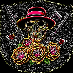 guns and roses black