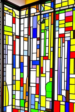 "Boo-Boo-Boo"; Bauhaus; Street Art; Stained Glass