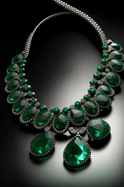 design a necklace of esmeralds