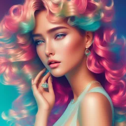 sexy, beautiful, young woman, detailed gorgeous face, vaporwave aesthetic, synthwave, colorful, psychedelic, artstation, concept art, smooth, extremely sharp detail, finely tuned detail, ultra high definition, 8 k, unreal engine 5, ultra sharp focus, illustration, art by artgerm mary dimova, jim lee, greg rutkowski and alphonse mucha