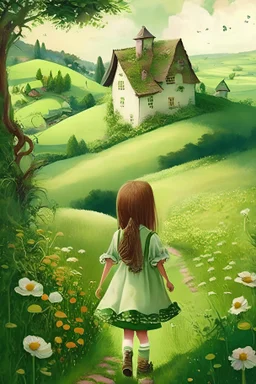 Once upon a time, in a small village nestled between rolling hills and lush green fields, there lived a curious teeneage girl named Lily. She was an imaginative child with an insatiable desire for adventure.