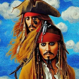 Captain Jack Sparrow, Van Gogh, Da Vinci, Professor Farshchian, Ismail Oghlu, the last time, pixel